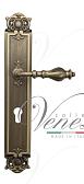 Дверная ручка Venezia на планке PL97 мод. Gifestion (мат. бронза) под цилиндр